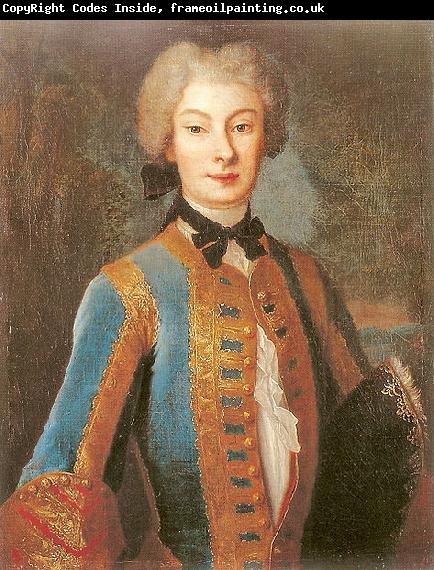 Louis de Silvestre Anna Orzelska in riding habit.